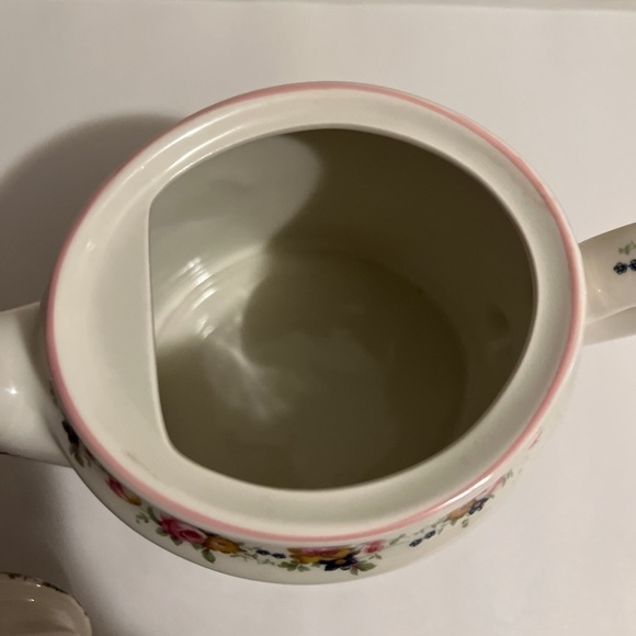 SADLER OLDE CHINTZ ENGLAND FLORAL TEAPOT VINTAGE Made for Victoria's Secret - Picture 6 of 11